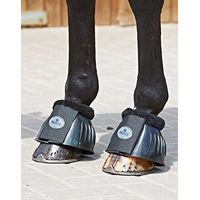 Produktbild von Busse Hufglocken STURDY-PLUSH Gamaschen aus Plüsch Weiß Größe L