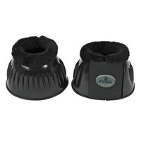 Produktbild von Busse Hufglocken STURDY-PLUSH Gamaschen Plüsch Schwarz Größe L