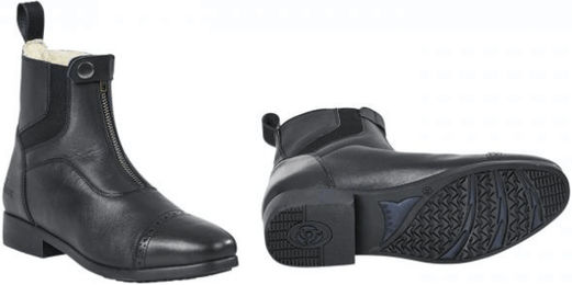 Busse Jodhpur-Stiefelette Winter aus Leder Schwarz Größe 38 – Bild 1 von 3