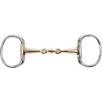 Produktbild von Busse KAUGAN Olivenkopfgebiss doppelt gebrochen aus Edelstahl 18 mm 12,5 cm