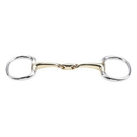 Produktbild von Busse KAUGAN Olivenkopfgebiss doppelt gebrochen aus Edelstahl 18 mm