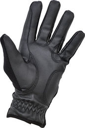 Busse Kaya Reithandschuhe Winter aus Kunstleder Grau Schwarz Größe M – Bild 1 von 2