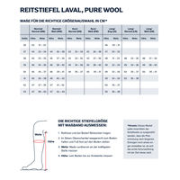 Produktbild von Busse Laval Pure Wool Winterreitstiefel Schwarz Größe 41