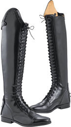 Busse Lederreitstiefel Schwarz Größe 37 – Bild 1 von 1