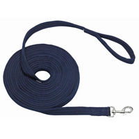 Produktbild von Busse Longe Soft Longierleine aus Polyester mit Drehwirbel in Navy Blau 8m - 8 m