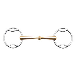 Produktbild von Busse Multi-Ring-Gebiss Wassertrense Kaugan-Shaped aus Edelstahl 13,5 cm