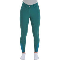 Produktbild von Busse Navia Reithose Damen Full-Grip Vollbesatz Teal Green Größe 42