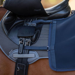 Busse Navy 145 Trainingsdecke 3D Air Pro Ausreitdecke Blau aus Polyester – Bild 1 von 3