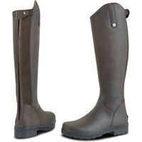 Produktbild von Busse Norwich Reitstiefel Damen aus Leder mit Wolle Braun Winter wasserabweisend