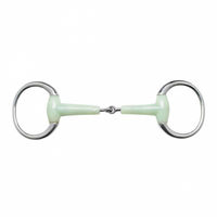 Produktbild von Busse Olivenkopfgebiss Flexi aus Edelstahl mit Kunststoffgebiss 19 mm in 13,5 cm