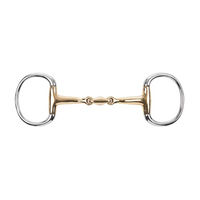 Produktbild von Busse Olivenkopfgebiss Kaugan-Shaped doppelt gebrochen 14 mm Edelstahl 11,5 cm - 1 Stk.