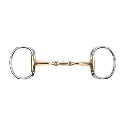 Produktbild von Busse Olivenkopfgebiss KAUGAN-Shaped doppelt gebrochen aus Edelstahl 12,5 cm 16 mm