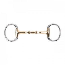 Produktbild von Busse Olivenkopfgebiss KAUGAN-Shaped doppelt gebrochen aus Edelstahl 13,5 cm