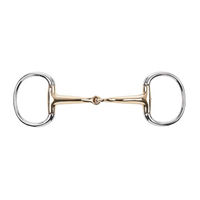 Produktbild von Busse Olivenkopfgebiss KAUGAN-Shaped einfach gebrochen aus Edelstahl in Gold 14 mm