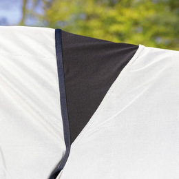 Busse Outdoor-Fliegendecke Superb für Pferde Silber Navy aus Polyester – Bild 1 von 3