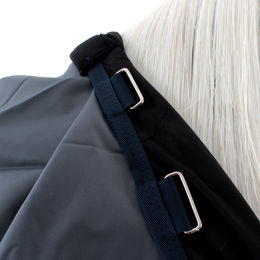 Busse Outdoordecke Windchill für Pferde Grau Navy aus Polyester – Bild 1 von 5