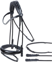 Busse Passage Line RP Trensenzaum aus Leder in Schwarz VB-WB – Bild 1 von 1