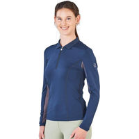 Produktbild von Busse Poloshirt Damen Langarm Erin Tech Navy XS