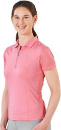 Busse Poloshirt Darlene Damen Reitshirt Netzgewebe Confetti Rosa Größe S – Bild 1 von 1