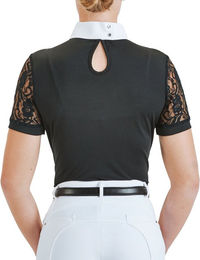 Produktbild von Busse Ravenna Reitshirt Damen Schwarz Größe L aus Polyester