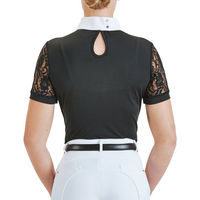 Produktbild von Busse Ravenna Reitshirt Damen Schwarz Größe L aus Polyester