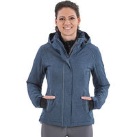 Produktbild von Busse Regenjacke Damen Jenalie HW 2022 Navy Melange Blau Grösse M waterproof mit 3D-Netzgewebe