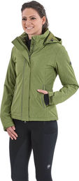 Busse Regenjacke Damen Winter Waterproof Olive Melange Größe M – Bild 1 von 1