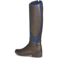 Produktbild von Busse Reit-Mud Boots Calgary wasserdichte Neopren-Reitstiefel braun/blau Größe 38