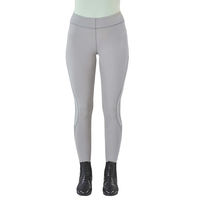 Produktbild von Busse Reit-Tights Airy II Reitleggings Damen mit 3/4-Grip Grau Größe 42