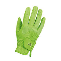 Produktbild von Busse Reithandschuhe Classic Stretch Kids Grau Grün Größe M