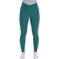 Produktbild von Busse Reithose Damen Full-Grip Vollbesatz Teal Green Größe 36
