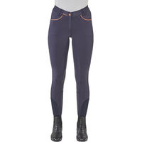 Produktbild von Busse Reithose Malika Damen Full-Grip Vollbesatz Dark Navy Größe 40