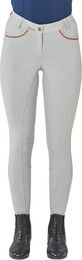 Busse Reithose Malika Damen Full-Grip Vollbesatz Grau Größe 38 – Bild 1 von 2