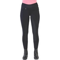 Produktbild von Busse Reitleggings Damen Epic Fit Lace Full-Grip Reithose mit Vollbesatz Schwarz Größe 42