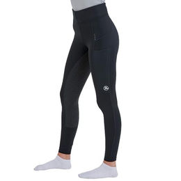 Busse Reitleggings Damen Nurmes-Winter II Full-Grip Schwarz Größe 42 – Bild 1 von 2