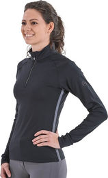 Busse Reitshirt Damen Carlee Tech Fleece Schwarz Größe S – Bild 1 von 1
