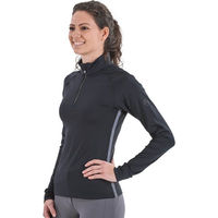 Produktbild von Busse Reitshirt Damen Carlee Tech Fleece Schwarz Größe S