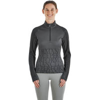 Produktbild von Busse Reitshirt Lani Tech Funktionsshirt Longsleeve Fleece Schwarz S
