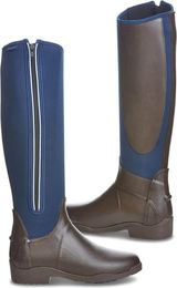 Busse Reitstiefel Mud-Boots Calgary Waterproof Neopren Braun/Navy Größe 39 – Bild 1 von 1
