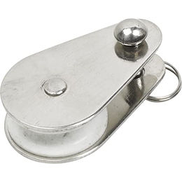 Produktbild von Busse Rolle für Doppellonge aus Edelstahl in Silber