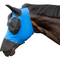 Produktbild von Busse Royal Summer Fliegenmaske Twin Fit Flexi Plus für Warmblut in Blau