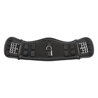 Produktbild von Busse Sattelgurt 3D Air Effect Curved DR in Schwarz mit Edelstahl