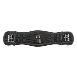 Busse Sattelgurt 3D Air Effect Dressur Schwarz 70 cm mit Edelstahlbeschlägen – Bild 1 von 6