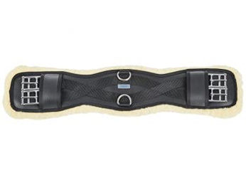 Busse Sattelgurt CROSS-DR-FELL D mit Fell in Schwarz – Bild 1 von 1