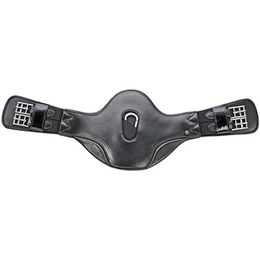 Busse Sattelgurt LAURENZA-DR elastisch aus Kunstleder Schwarz – Bild 1 von 4