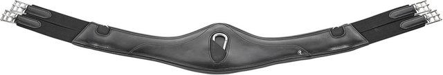 Busse Sattelgurt Livorno-Long elastisch aus Leder schwarz 125 cm – Bild 1 von 2