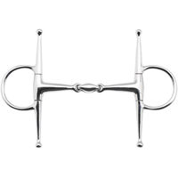 Produktbild von Busse Schenkeltrense aus Edelstahl mit doppelt gebrochenem Gebiss 16 mm 14,5 cm