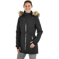 Produktbild von Busse Simfony Damen Winterjacke mit Kunstfell wasserdicht Schwarz Größe M