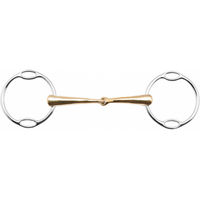 Produktbild von Busse Soft-Ring-Wassertrense Kaugan-Shaped aus Edelstahl in Silber 16 mm - 14.5 mm