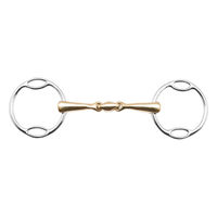 Produktbild von Busse Soft-Ring-Wassertrense Kaugan-Shaped doppelt gebrochen 16 mm Silber